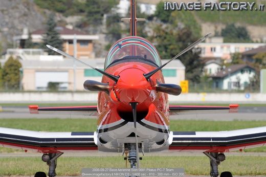 2008-09-27 Base Aerienne Sion 0681 Pilatus PC-7 Team